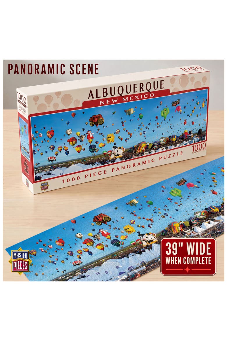 Albuquerque 1000pc Panoramic Puzzle, Alternate, color, Multicolor
