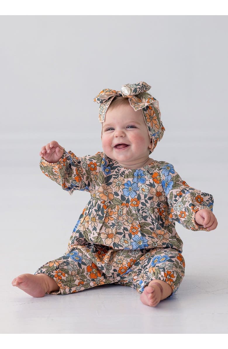 Mabel + Honey Riley Romper, Alternate, color, Pink