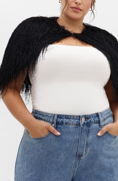 Susie Fringe Capelet