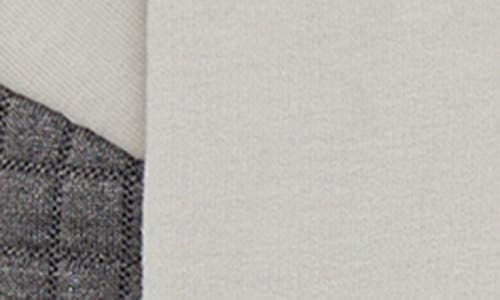 Tiny Tribe Segment Mixed Media Sweatshirt In Gray