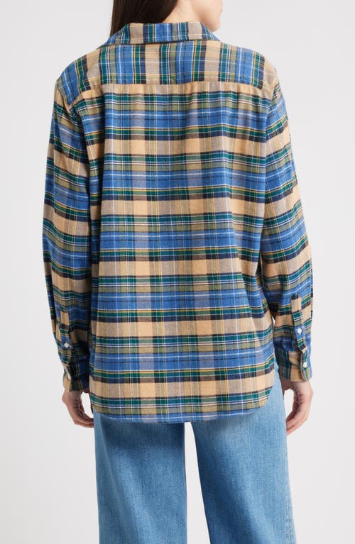 Frank & Eileen Plaid Relaxed Fit Cotton Button-up Shirt In Blue