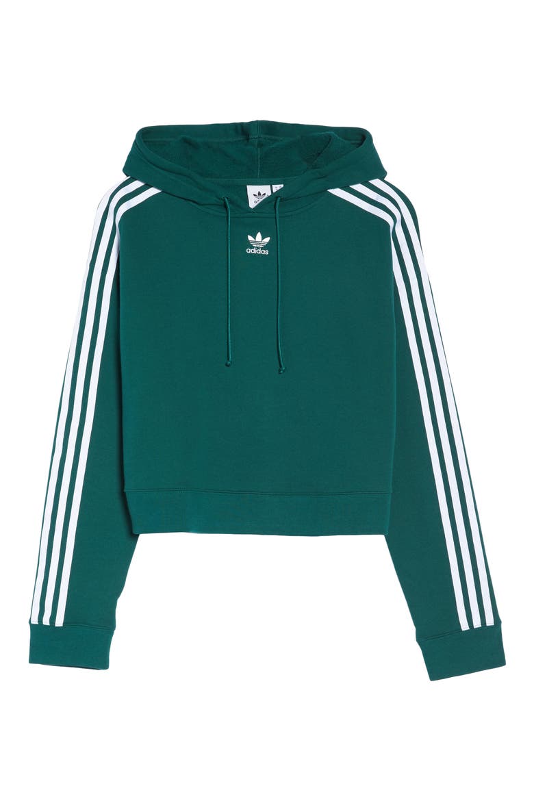 Crop Hoodie, Alternate, color, COLLEGIATE GREEN