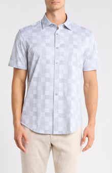 Bugatchi Short Sleeve Woven Shirt