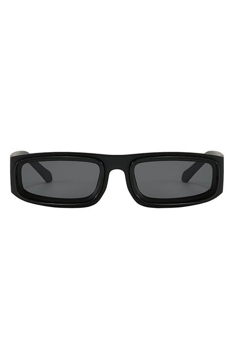 Rae 52mm Polarized Rectangular Sunglasses