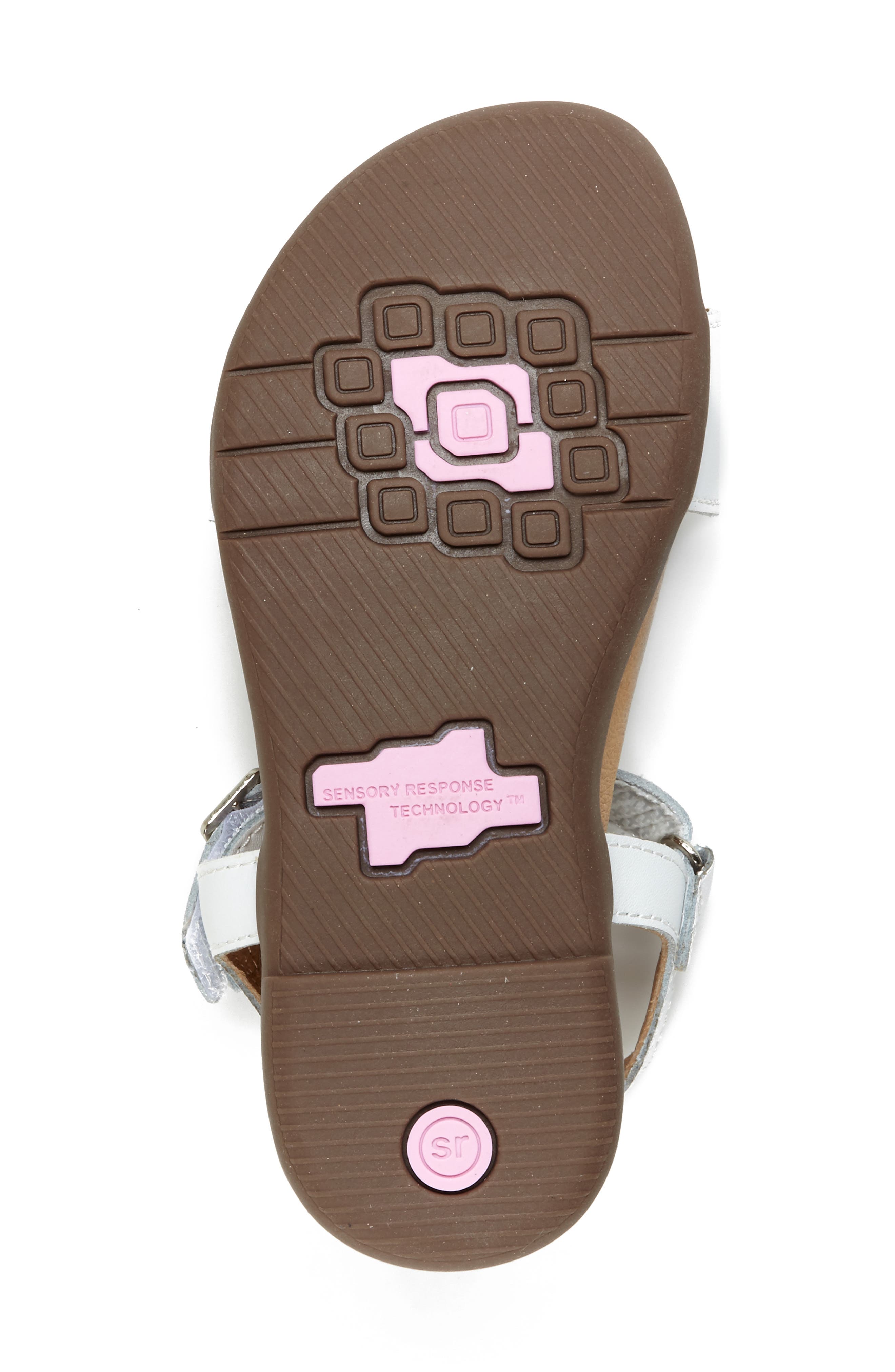 SRtech™ Savannah Sandal, Alternate, color, WHITE