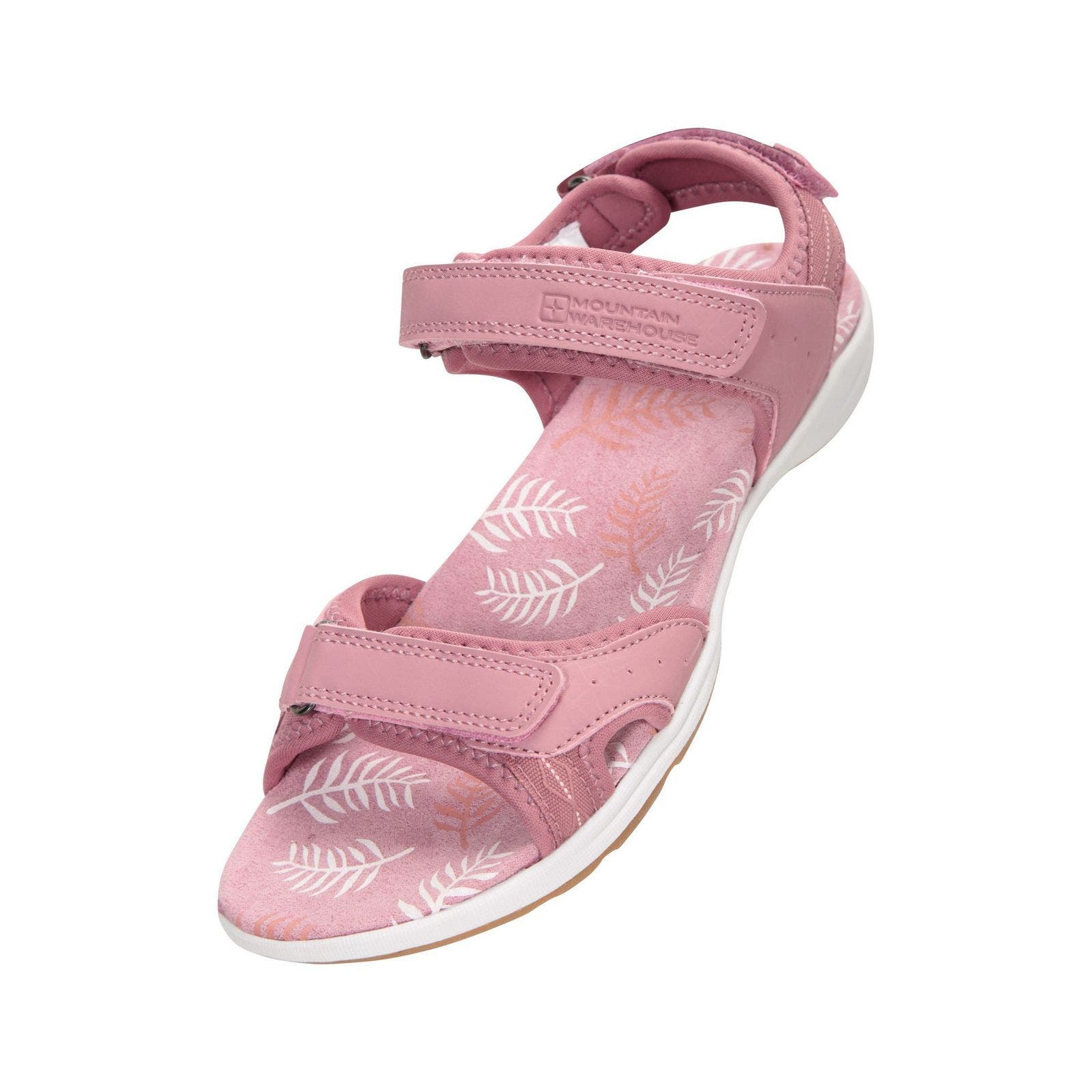 Athens Leaves Sandals, Main, color, Pink