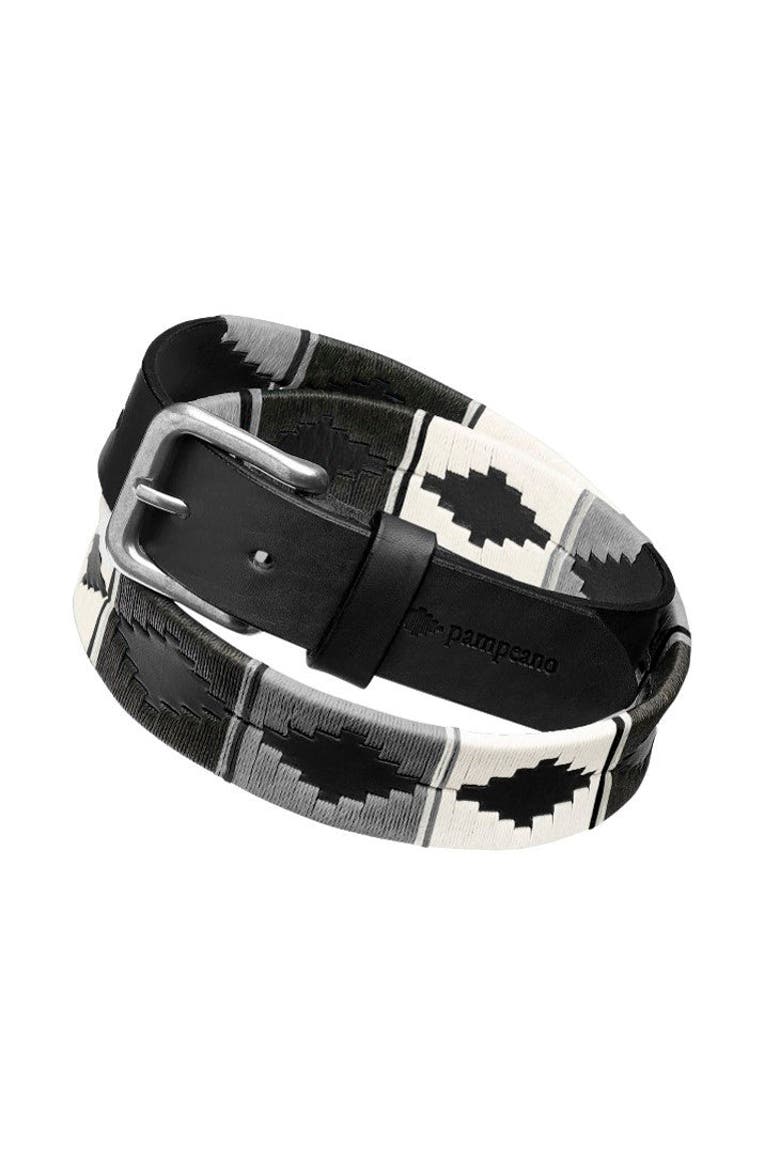 Nieve Belt, Alternate, color, Black/White/Light grey/Black