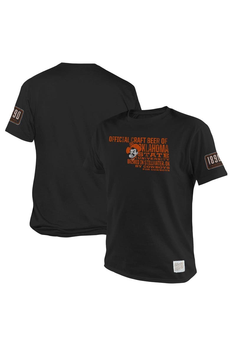 Men's Original Retro Brand Black Oklahoma State Cowboys 1890 Original State T-Shirt, Main, color, Black