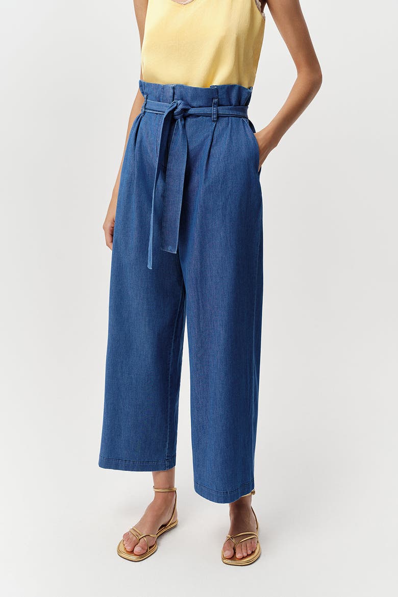 Leroy High Waisted Denim Jeans, Alternate, color, Blue