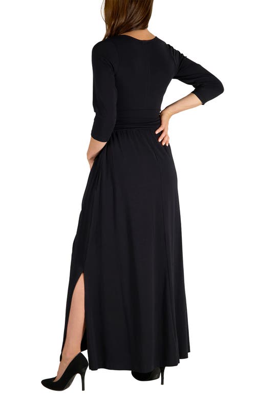 Uv Skinz Scoop Neck Maxi Dress In Black