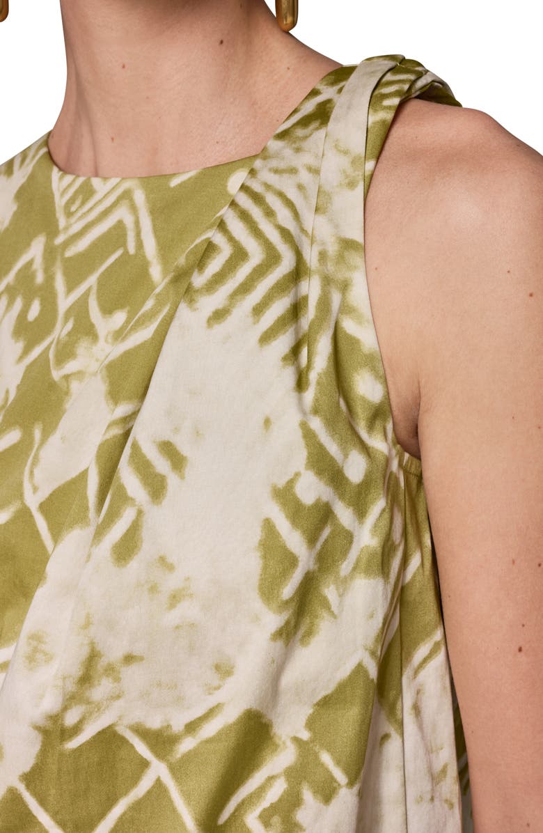 Donna Karan New York Abstract Print Shift Dress, Alternate, color, Kiwi Multi