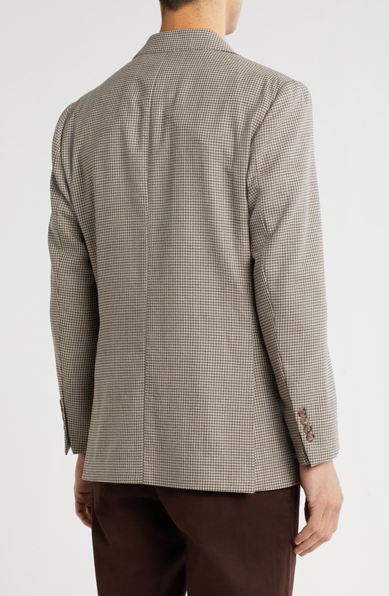 Brooks Brothers Classic Fit Houndstooth Wool Blazer, Alternate, color,