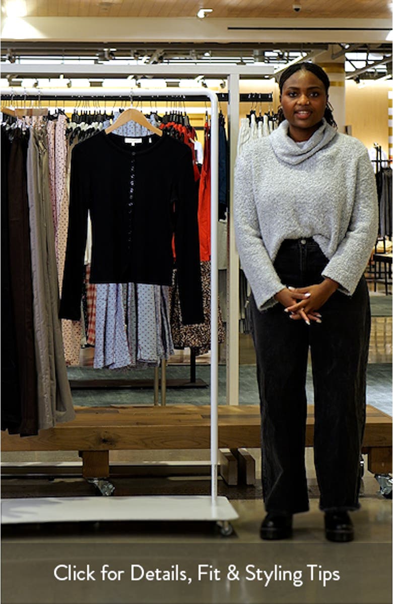 The Rib Splay Stretch Modal Cardigan, sales video thumbnail