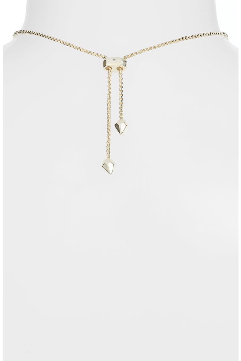 Vanessa Long Large Pendant Necklace, Alternate, color, GOLD/ STEEL GREY OMBRE