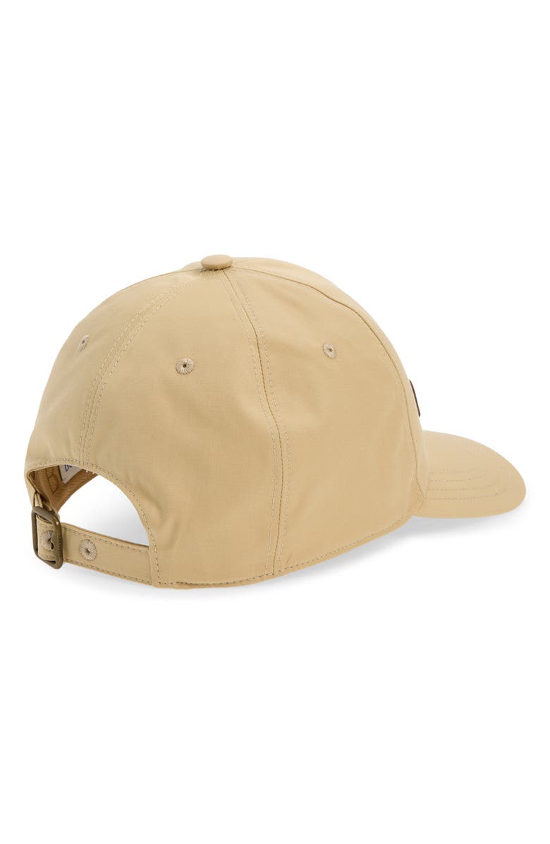Burberry Logo Cotton Gabardine Baseball Cap, Alternate, color, Flax