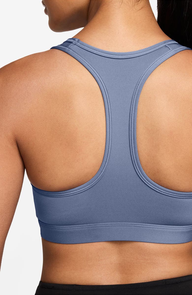 Nike Dri-FIT Swoosh Medium Support Padded Sports Bra, Alternate, color, 499 Wrldin/ White