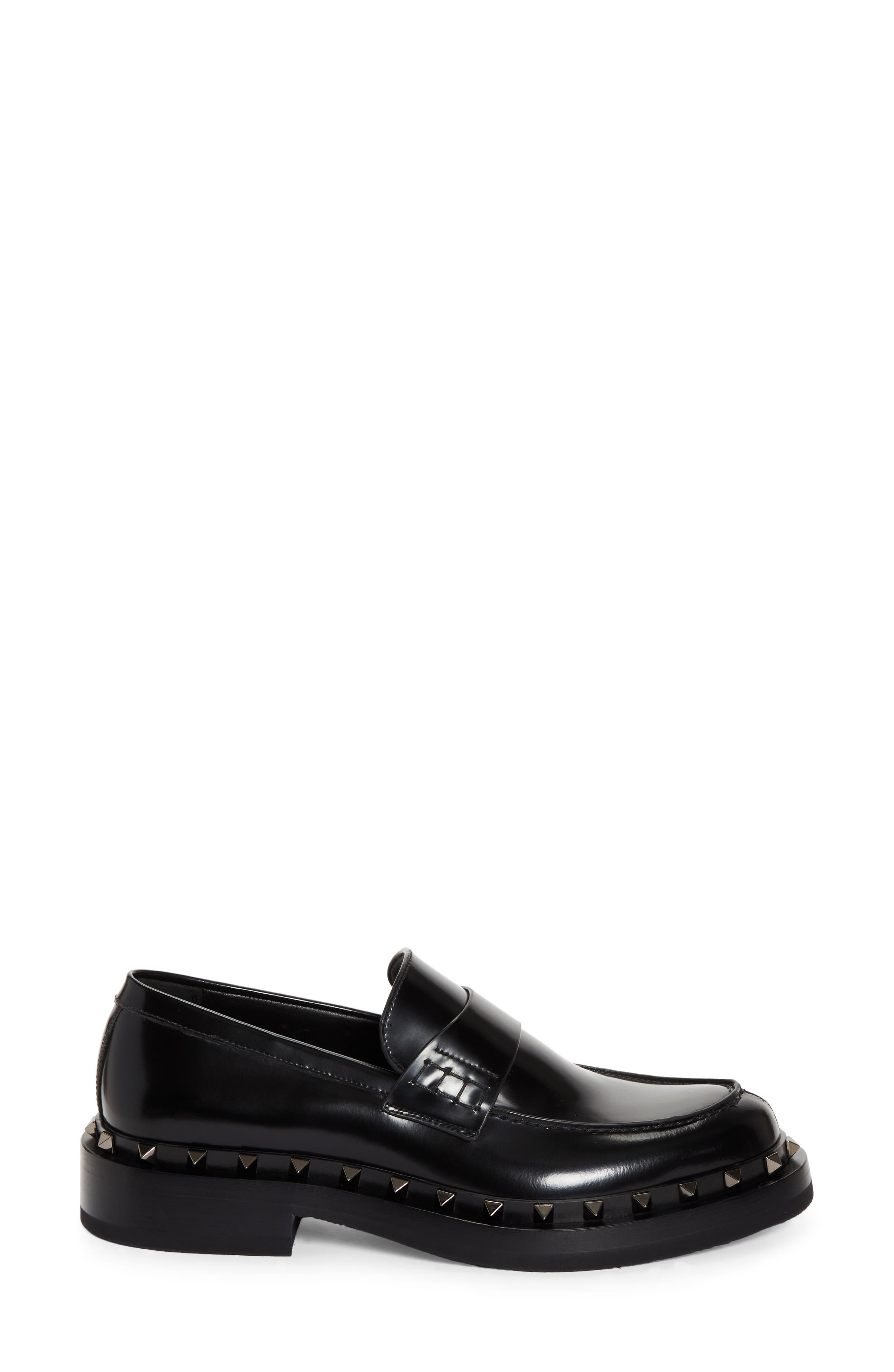 Valentino Garavani Rockstud M-Way Loafer, Alternate, color, 