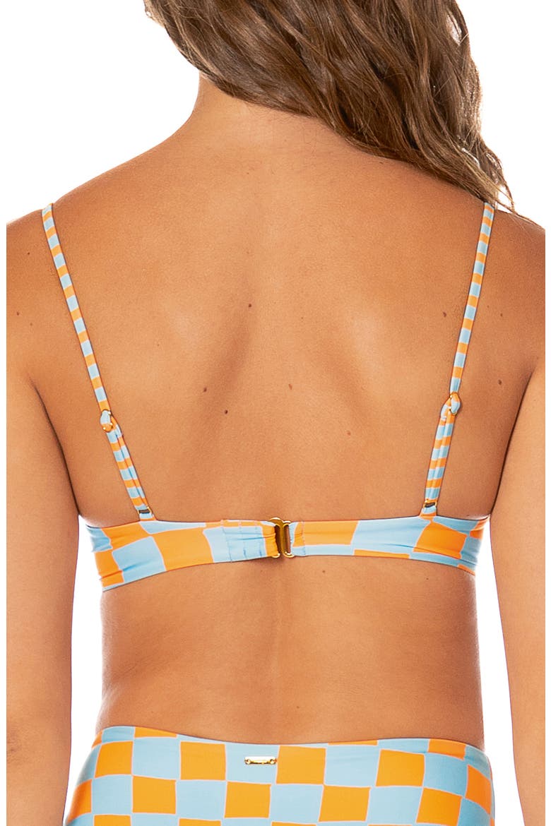 Roseland Breeze Beat Reversible Bikini Top, Alternate, color, OPEN BLUE