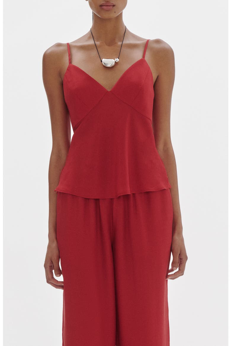 Tasha Tencel Cami, Main, color, Vermillion