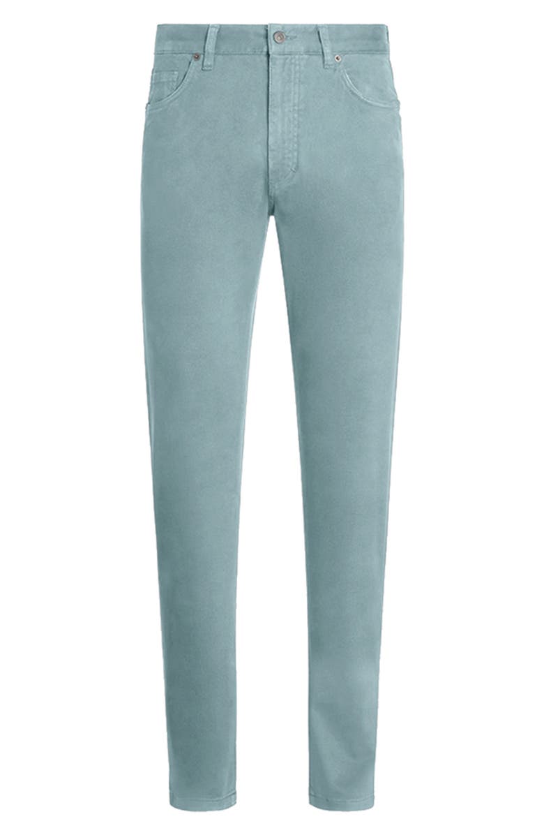 ZEGNA Stretch Denim City Fit Jeans, Alternate, color, Seafoam Blue