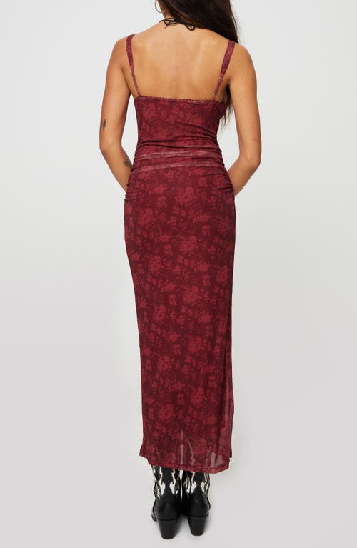 Princess Polly Cotter Floral Corset Maxi Dress