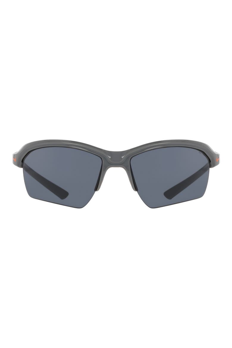 Skylon Ace 70mm Rectangular Sunglasses, Main, color, SMOKE GREY / GREY