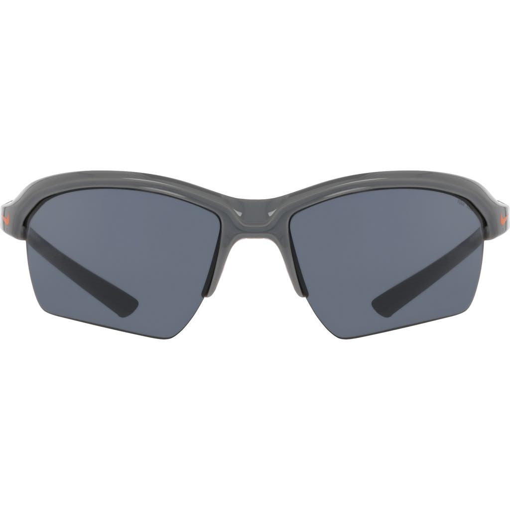 Nike Skylon Ace 70mm Rectangular Sunglasses In Gray