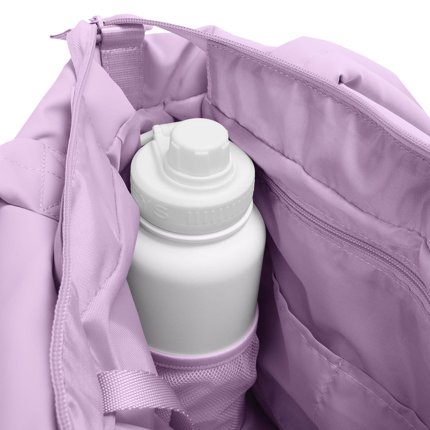 The Puffer Tote Bag, Alternate, color, Lavender