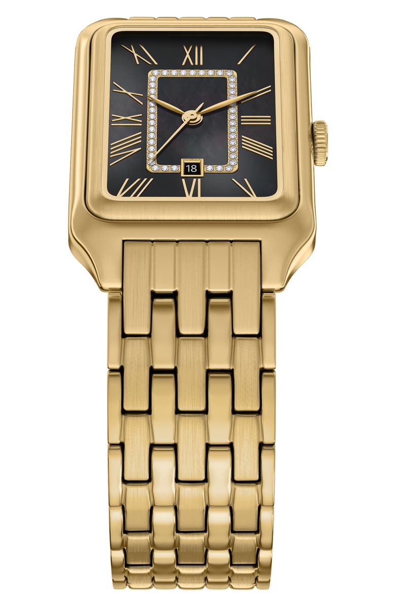 Fossil Raquel Bracelet Watch, 26mm x 40mm, Alternate, color, Gold/ Black