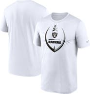 Nike Men's Nike White Las Vegas Raiders Icon Legend Performance T-Shirt