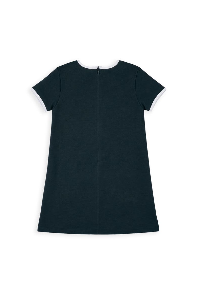 Knit Dress with Bows, Alternate, color, Navy