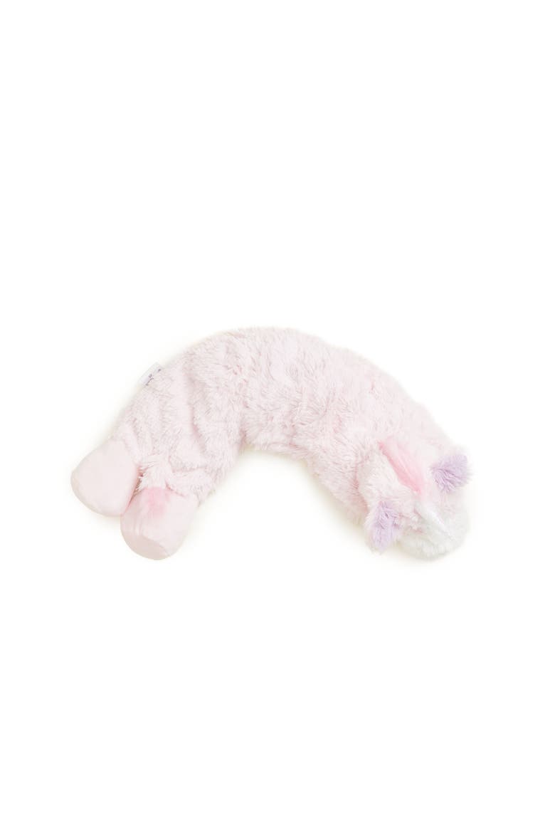 Unicorn Plush Neck Wrap, Main, color, Light Pastel Pink