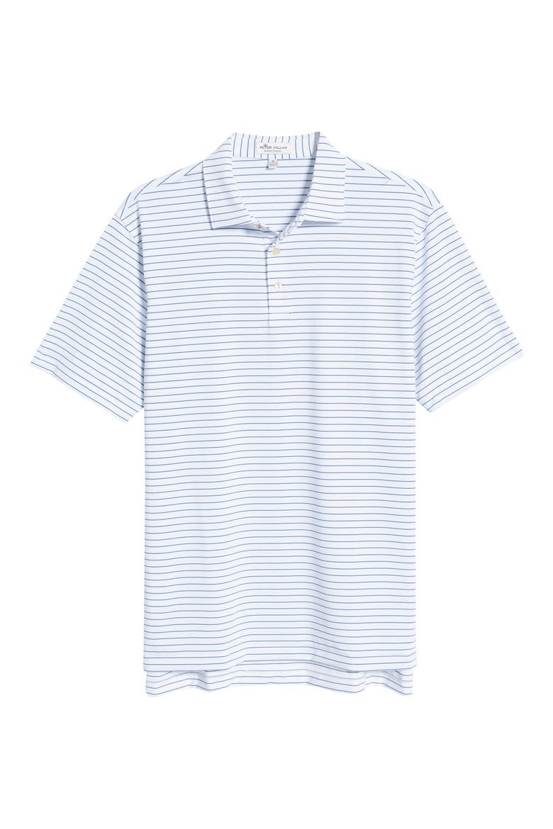 Drum Stripe Performance Polo, Alternate, color, WHITE
