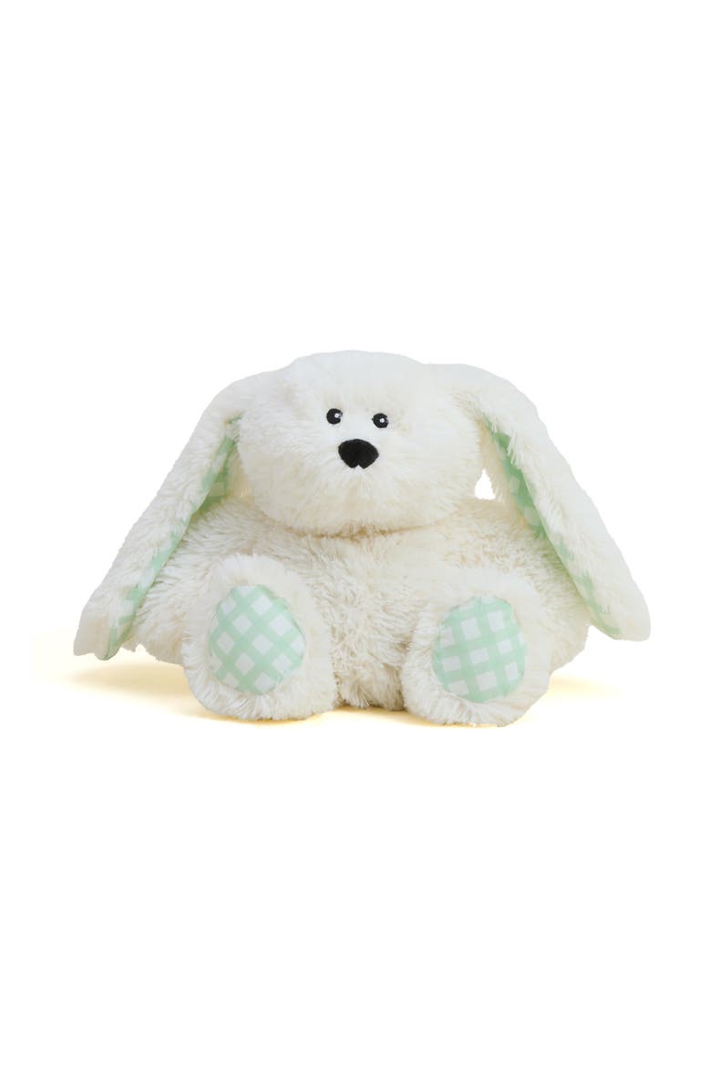 Gingham Bunny Plush Toy, Alternate, color, Natural