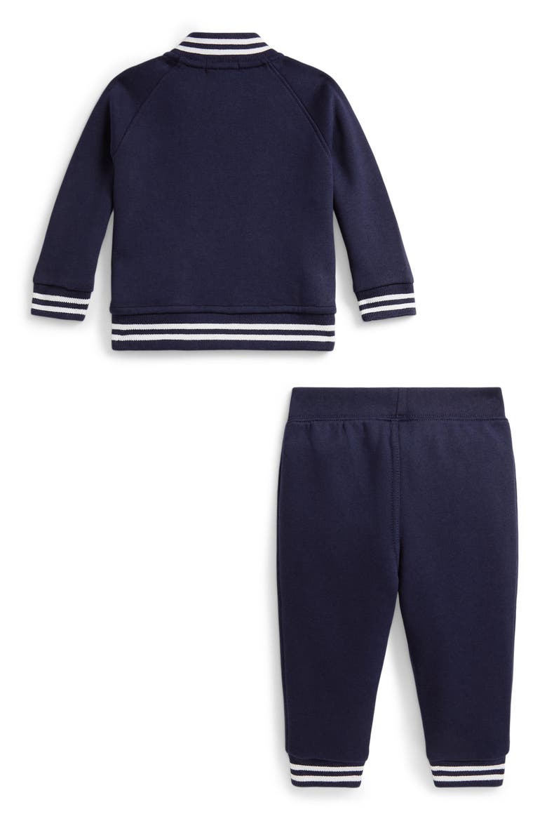Baseball Jacket & Pants Set, Alternate, color, REFINED NAVY