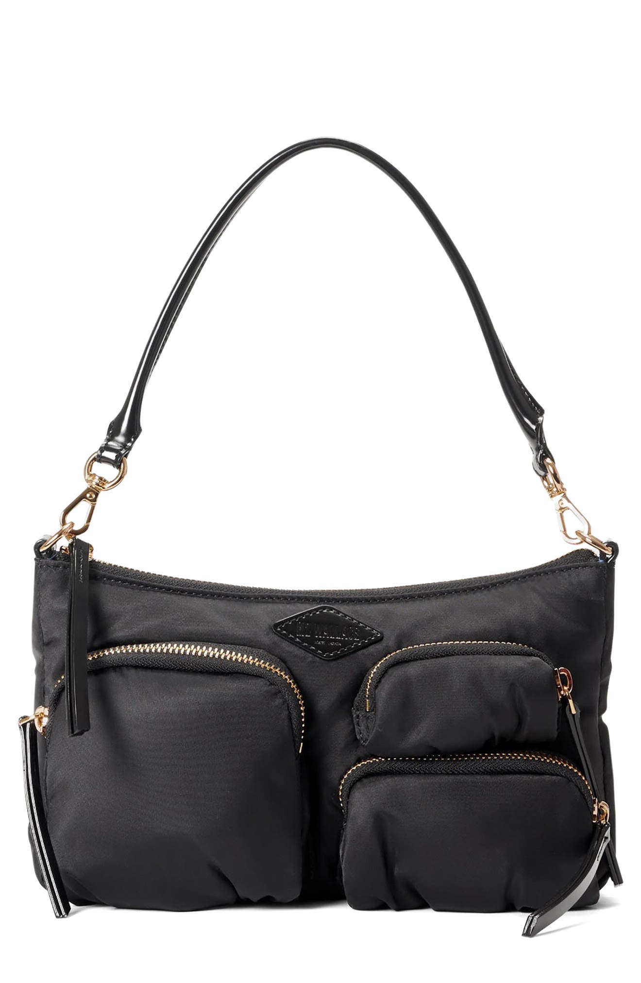 MZ Wallace Petite Chelsea Nylon Shoulder Bag, Main, color, 