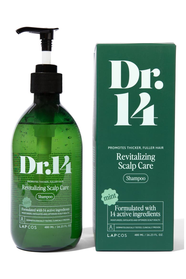 Dr.14 Revitalizing Scalp Care Shampoo, Main, color, GREEN