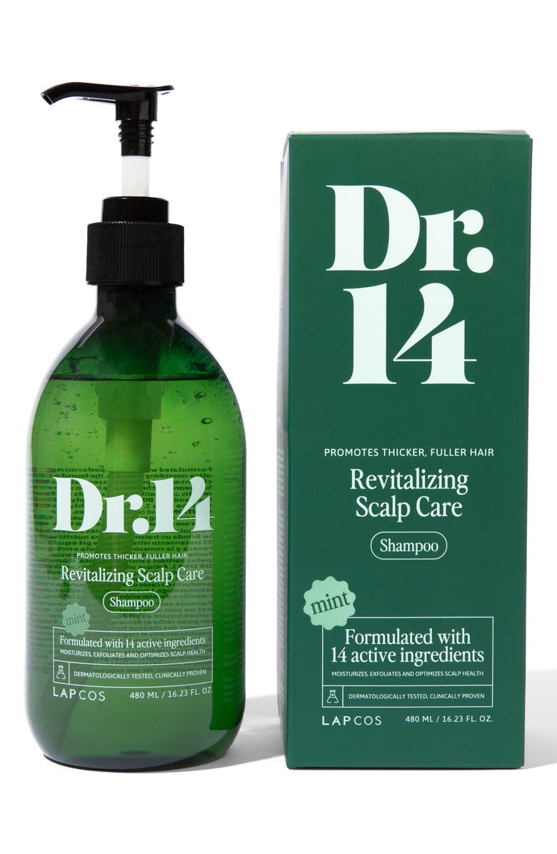 LAPCOS Dr.14 Revitalizing Scalp Care Shampoo, Main, color, Green