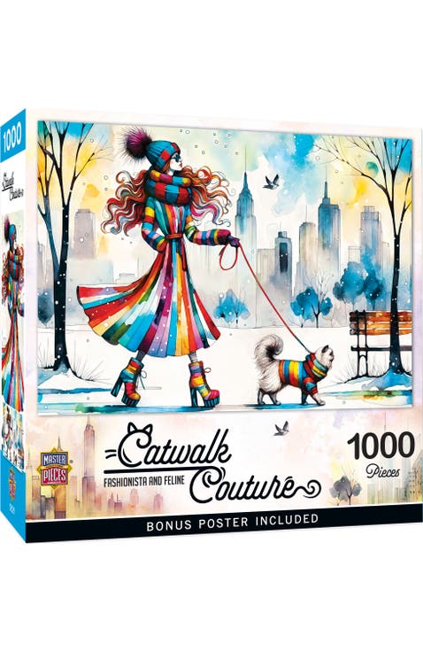Fashionista and Feline 1000 Piece Puzzle