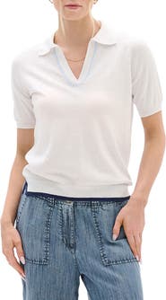 Hatley Johnny Collar Short Sleeve Sweater