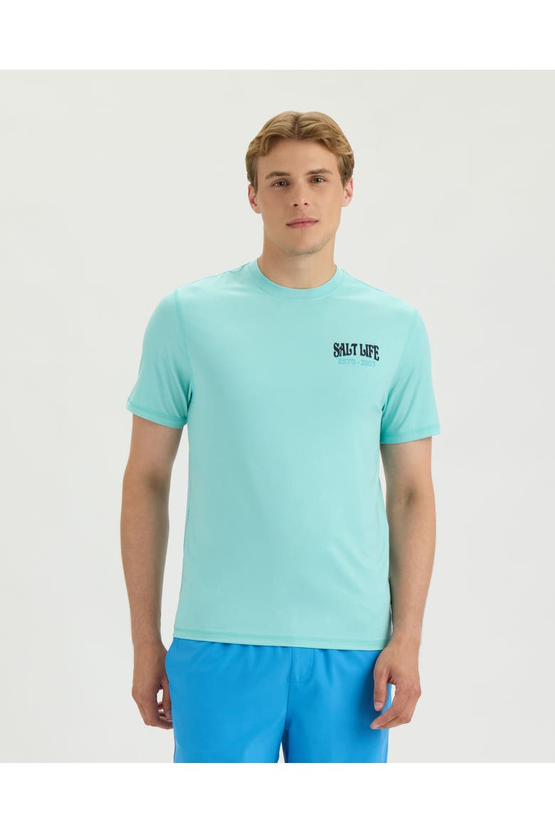 One More Cast  Performance Short Sleeve Tee, Main, color, TIBETAN STONE HEATHER