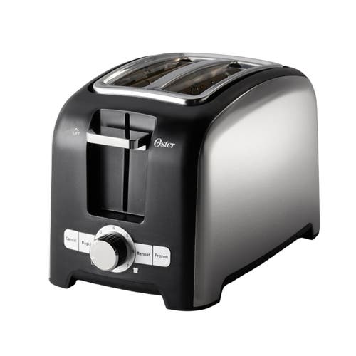 Oster 2-slice Wide-slot Cool Touch Full Feature Toaster In Black