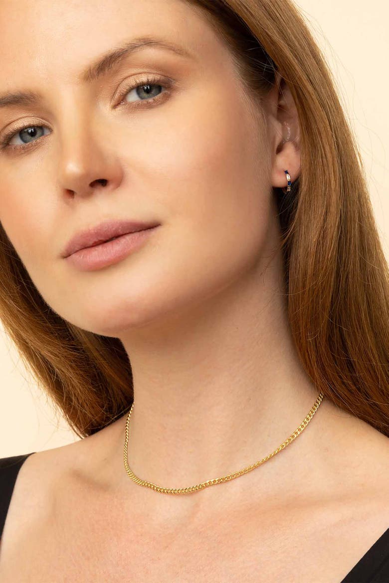 14K Yellow Gold Estate Cuban Choker, Alternate, color, Yellow Gold