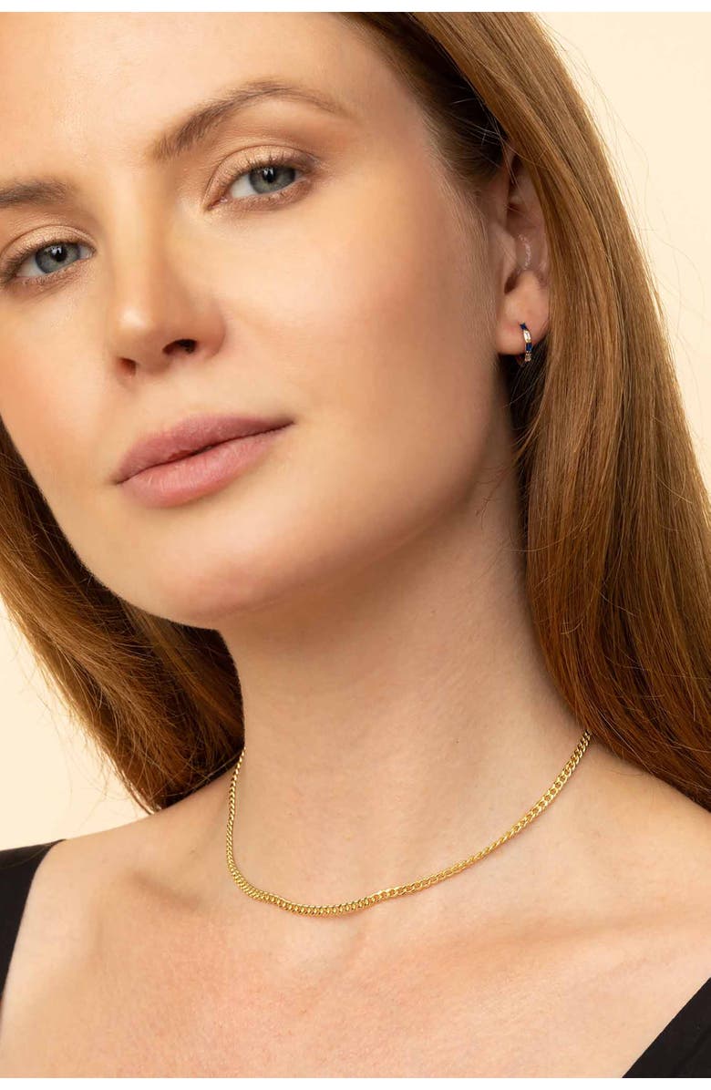 Oradina 14K Yellow Gold Estate Cuban Choker, Alternate, color, Yellow Gold