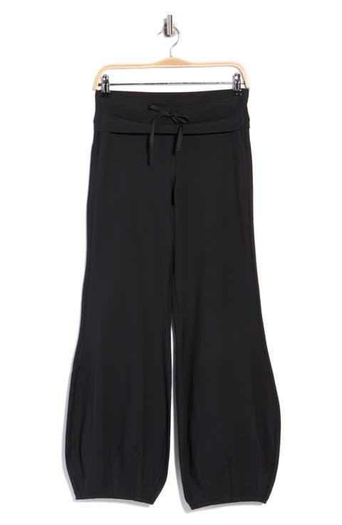 Lux Jasmine Fold-Over Waist Harem Pants