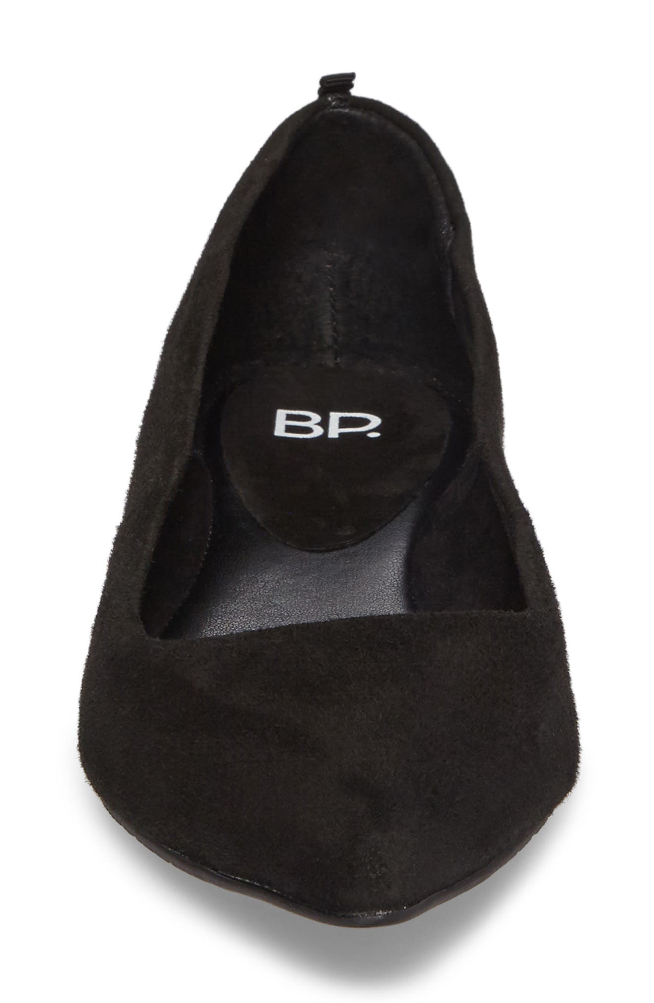 Sasha Flat, Alternate, color, BLACK SUEDE