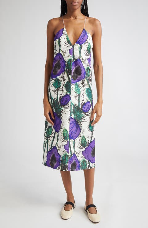 Josephine Floral Sateen Dress