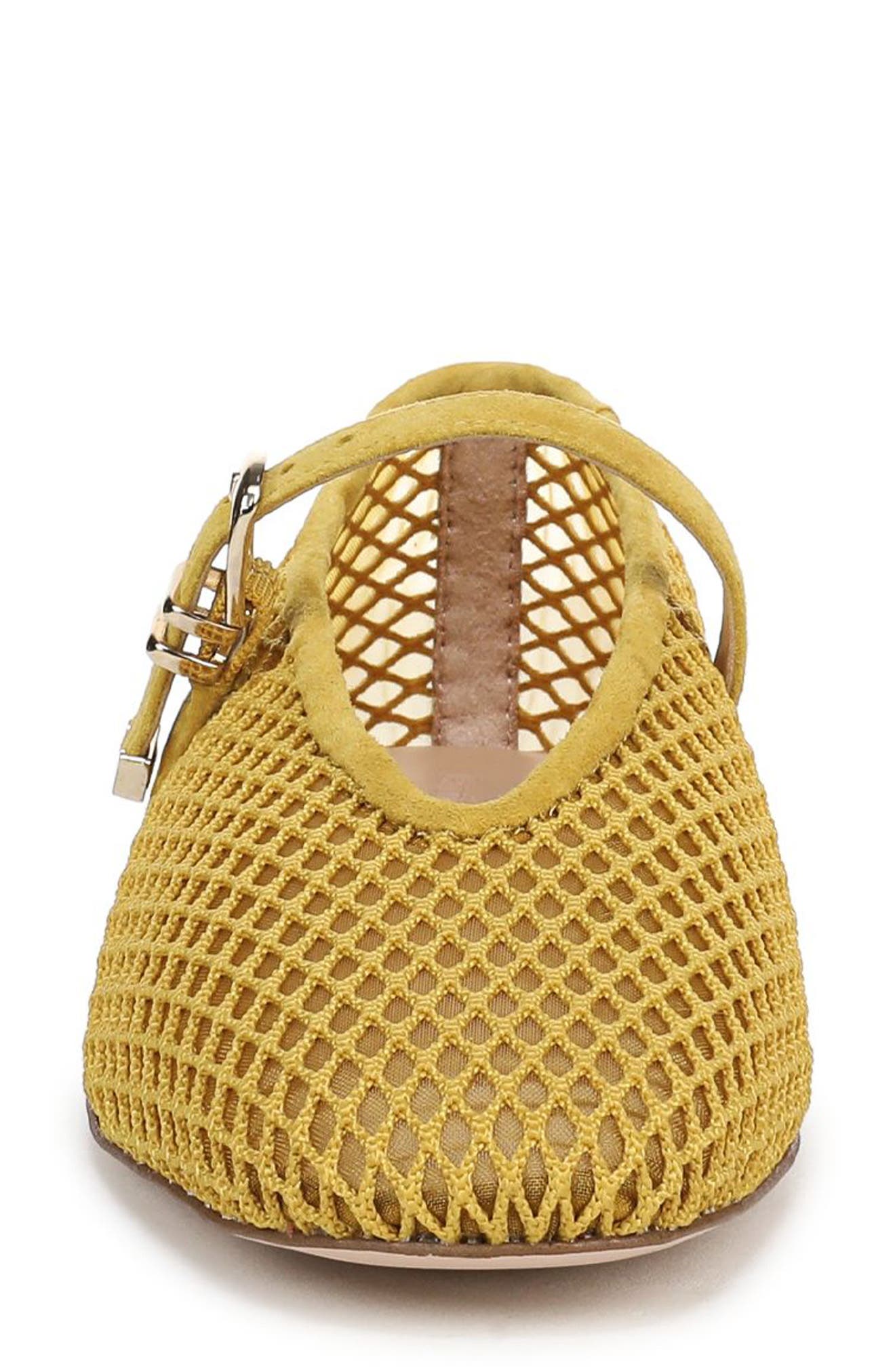 Margot Mesh Mary Jane Flat, Alternate, color, LEMONGRASS