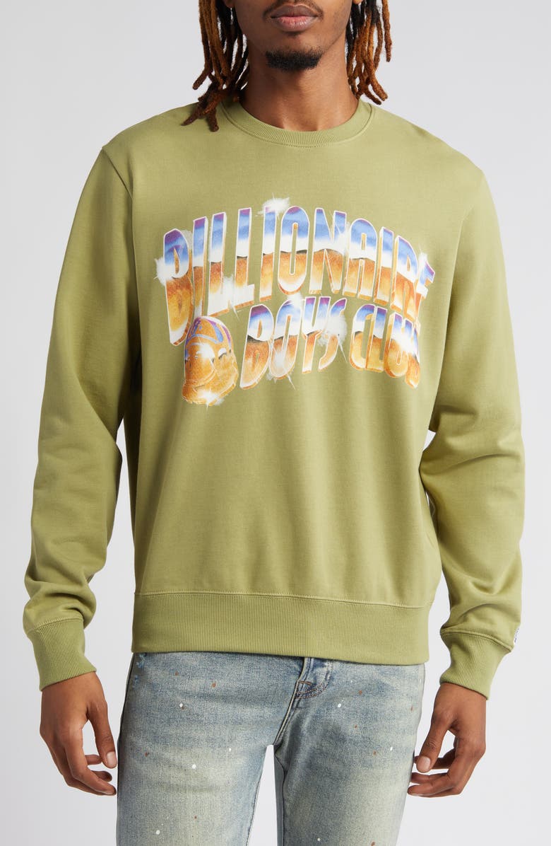 Billionaire Boys Club Chrome Graphic Sweatshirt, Main, color, 