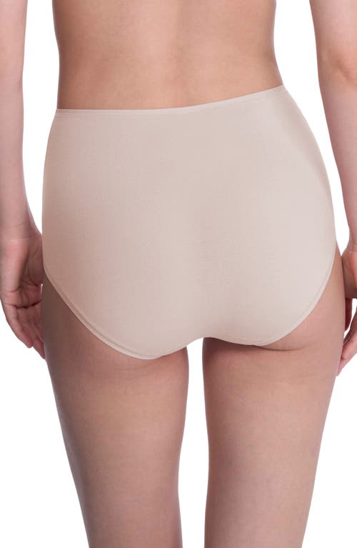 Natori Bliss Bare Cotton High Waist Briefs In Neutral